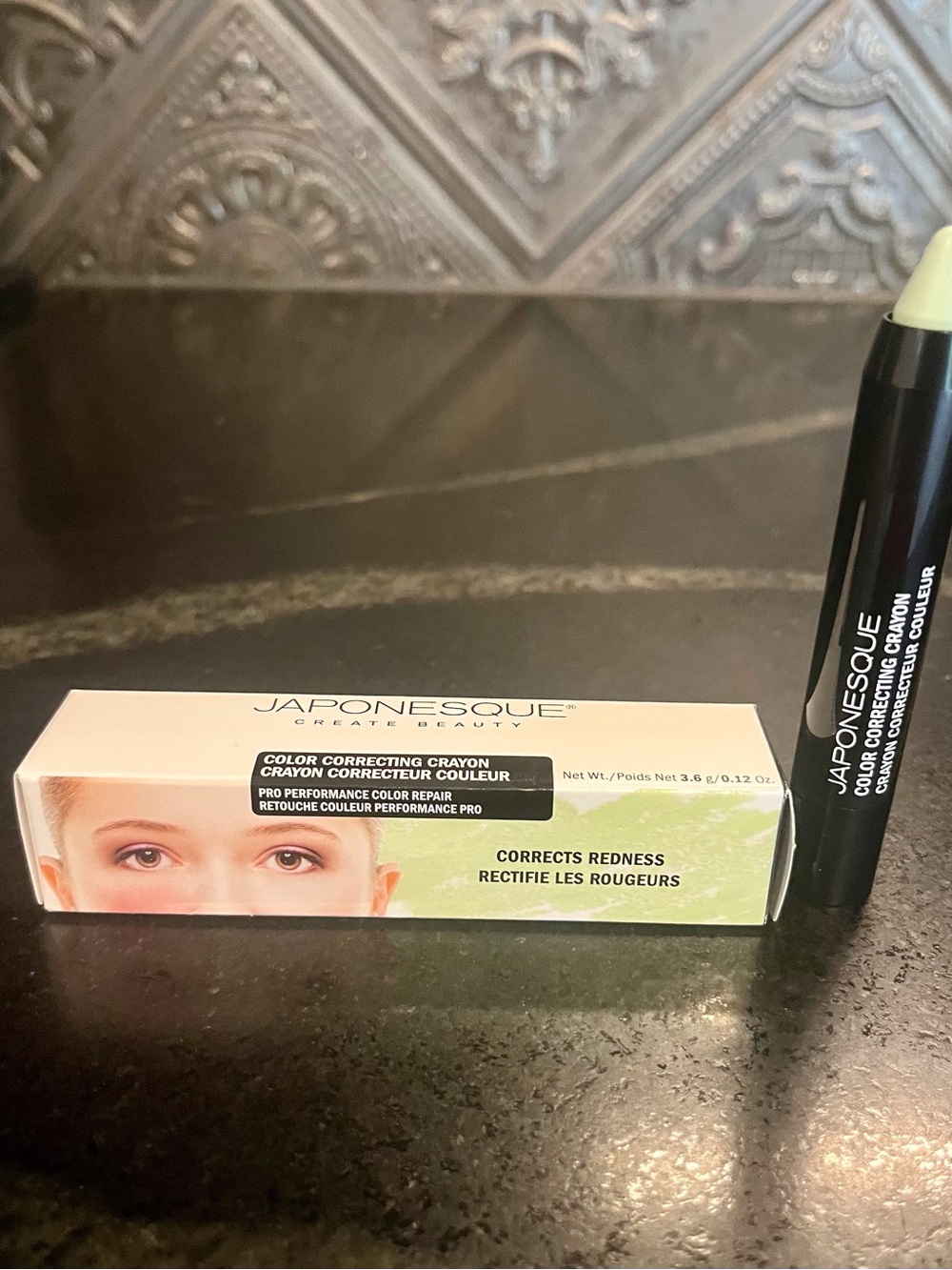 Japonesque Green Color-Correcting Concealer Crayon - Neutralizes Redness